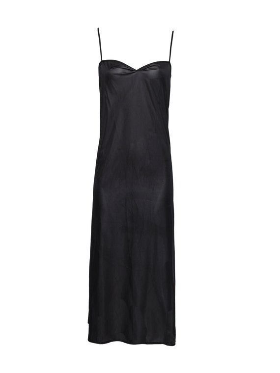 black chemise slip