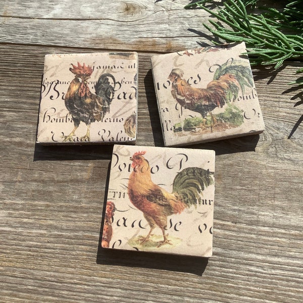 Farmhouse inspired Magnets- Set of (4)