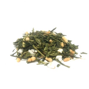 GENMAICHA TEA | Organic Japanese Green Tea Blend | Sencha with Toasted Rice | Loose Leaf Tea | Urban Earth Teas