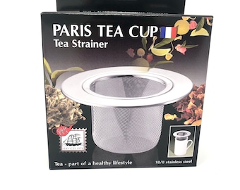 PARIS TEA INFUSER | For Brewing Loose Leaf Tea | Stainless Steel | Fits in Cup or Tea Pot