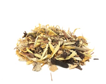 FLORA CHAI | Organic Herbal Tea Blend for Gut Health | Candida Cleanse | Leaky Gut | Loose Leaf Tea | Urban Earth Teas