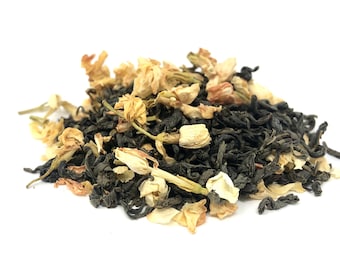 GREEN JASMINE TEA | Organic Green Tea Blend | Chinese Green Tea with Jasmine Buds | Loose Leaf Tea | Urban Earth Teas