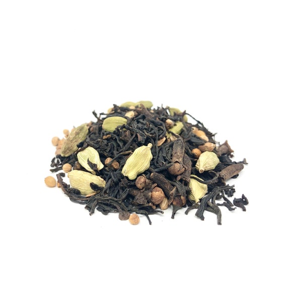 Masala Chai Organic Black Tea Blend Chai Tea Assam With Etsy
