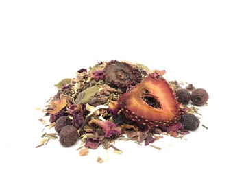 LOVE TEA | Organic Herbal Tea Blend for Heart and Circulation | Heart Chakra | Chakra Tea | Loose Leaf Tea | Urban Earth Teas