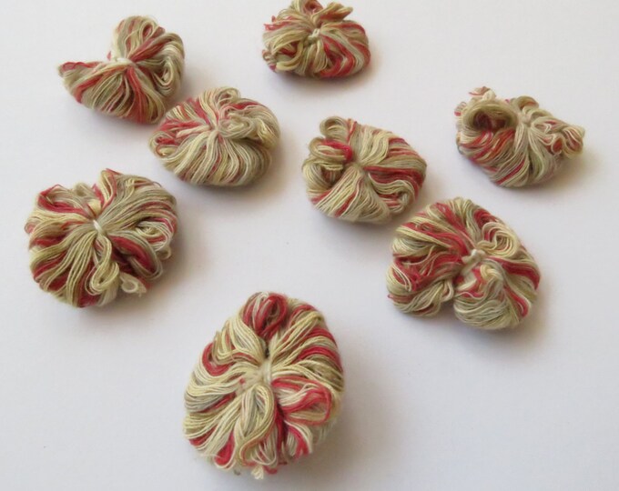 1930s Vintage French Button Trim Bobbles- Set of 8 - Etsy
