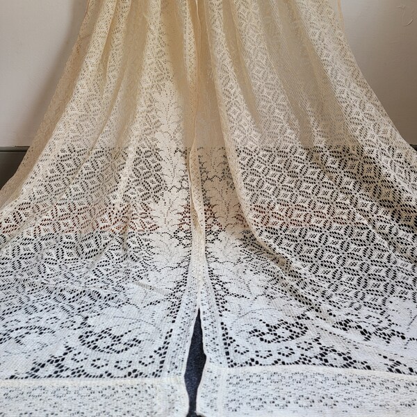 Buy Lace Curtain Panels Etsy