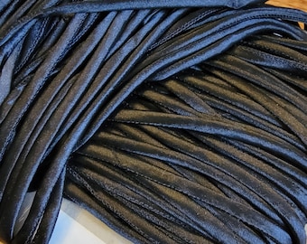 Vintage Black Piping Cord Trim 1/4"  3 yards