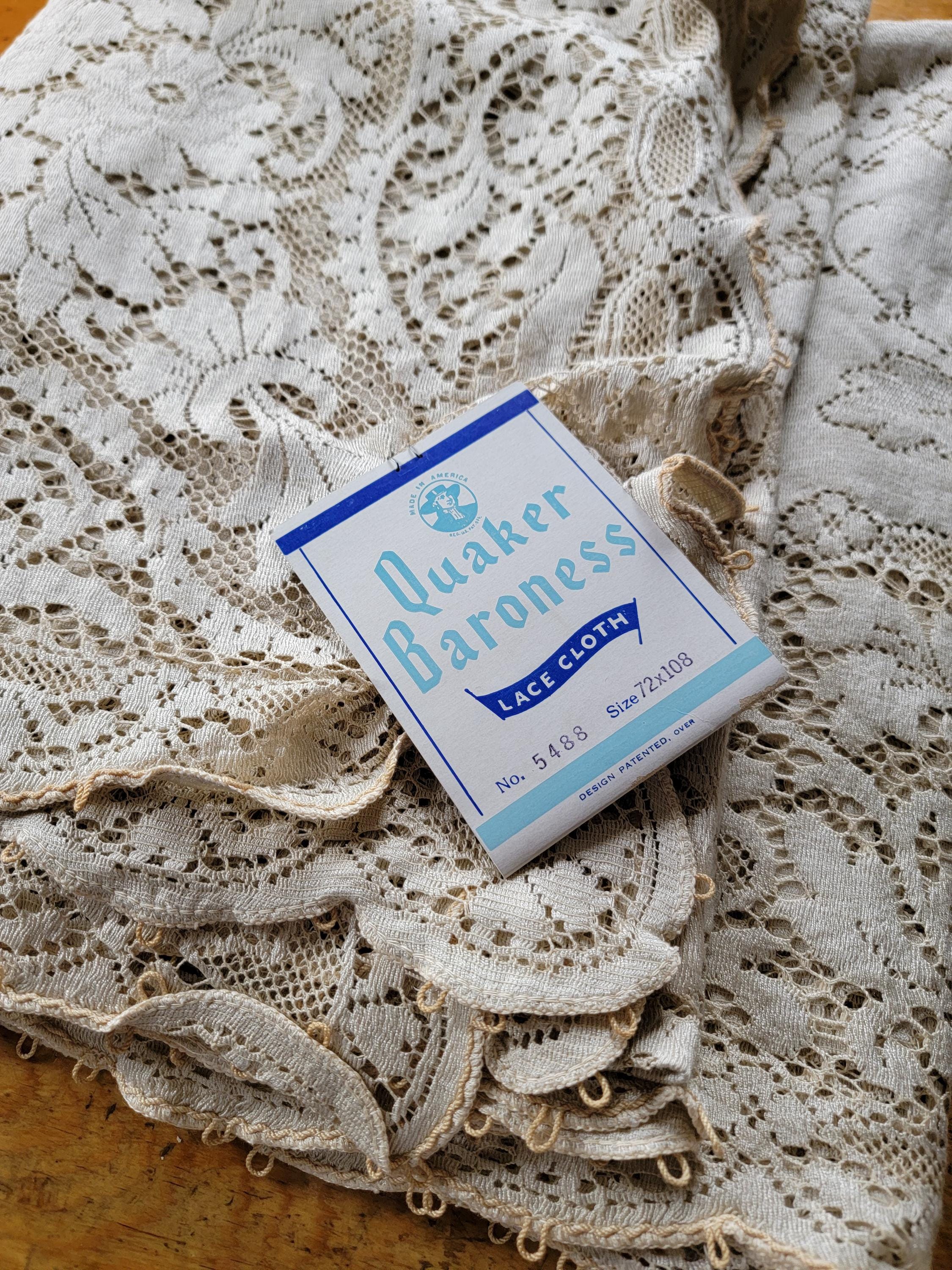Quaker lace tablecloth - Etsy 日本