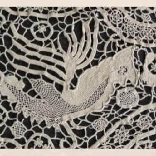 ヴィンテージマデイラ刺繍テーブルクロス、宴会テーブルクロス69x100