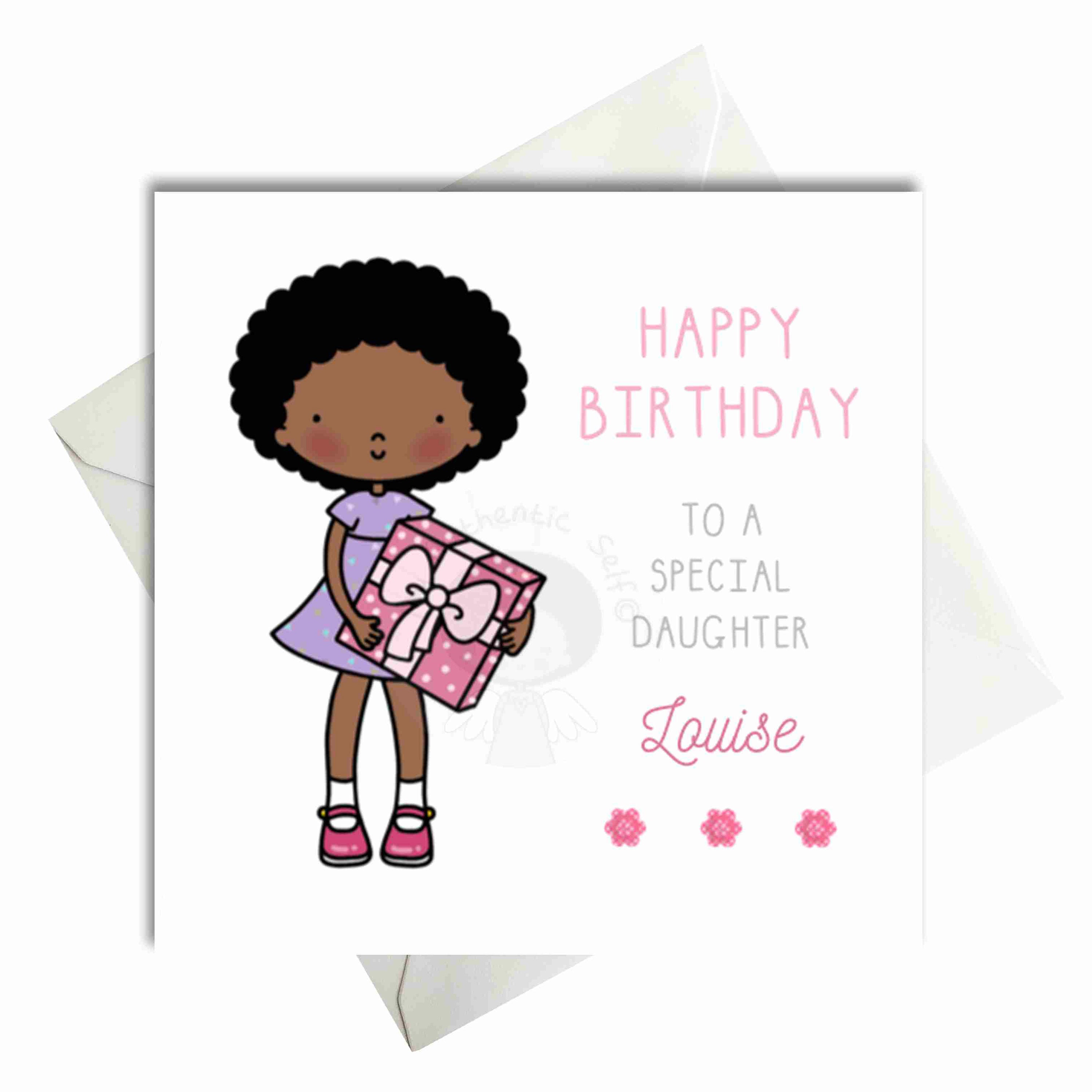 Happy Birthday Daughter African American Special Daughter African American Afro Caribbean Diverse - Etsy