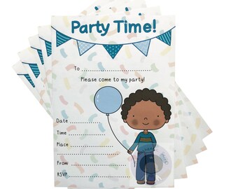Party Invitation Boy | Etsy