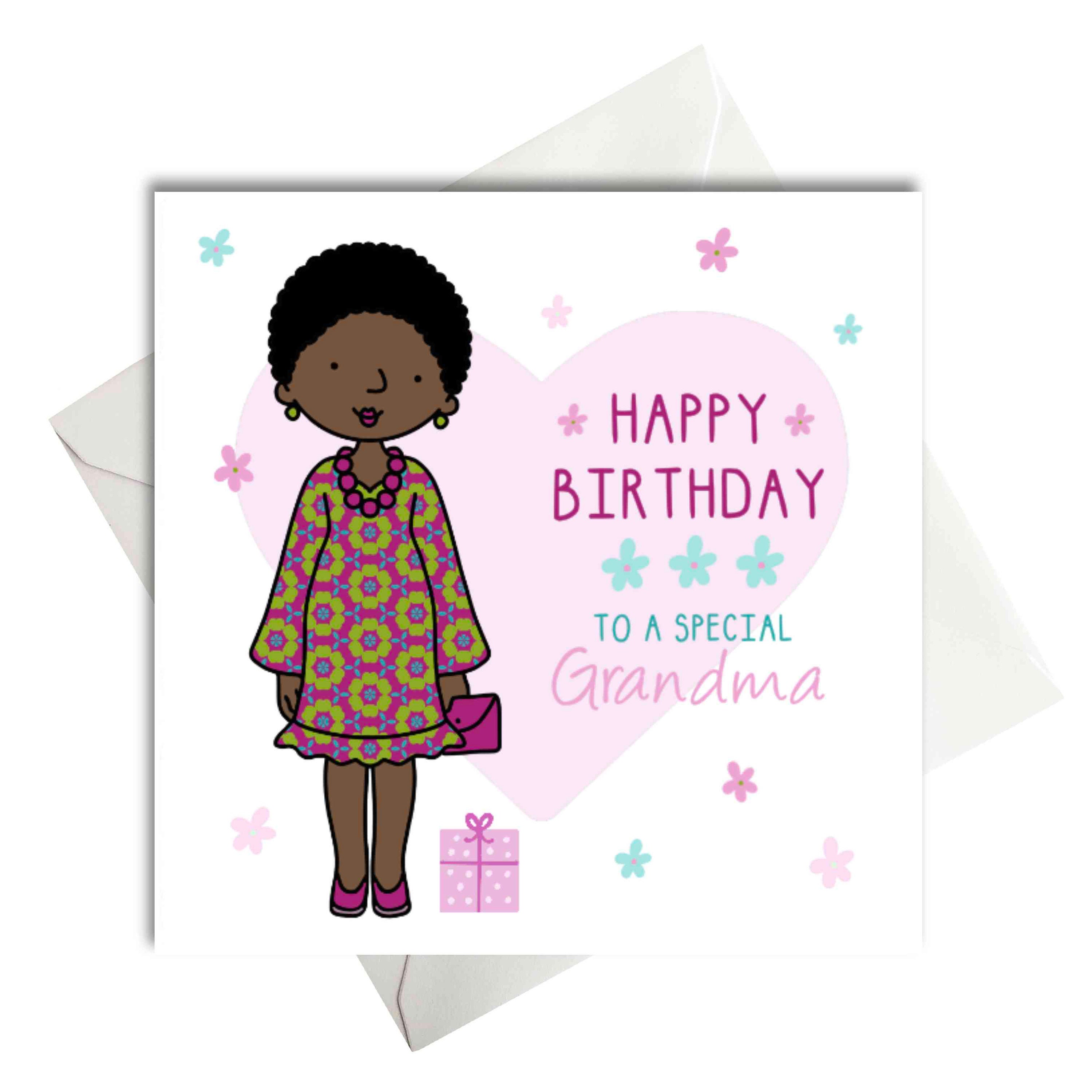 African Woman Cards African Birthday Card Afro Caribbean - Etsy Singapore