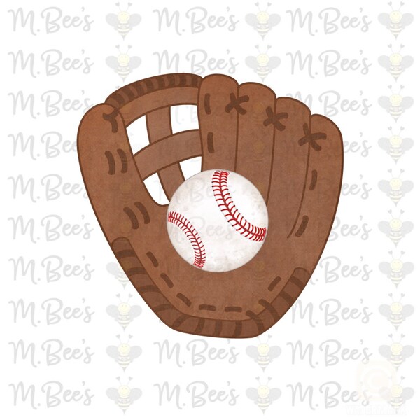 Baseball Glove Cookie Cutter Etsy
