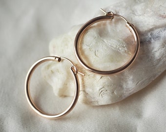 Gravity Hoop Earrings - Extra Large 27mm