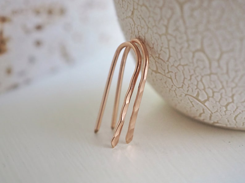 Parallel Arc Earrings 20mm U-shaped Open Hoop Earrings image 7