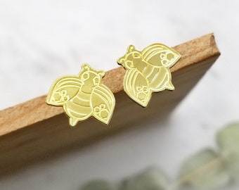 Pendientes de abeja Bumble