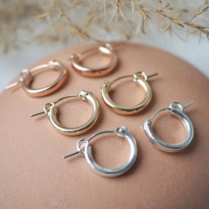 Gravity Hoop Earrings Small 13mm zdjęcie 1