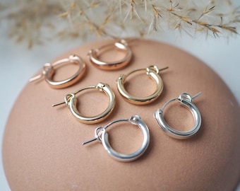 Gravity Hoop Earrings - Small 13mm