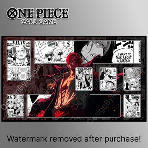 DIGITAL DESIGN Red Manga Shanks Krabbeldecke mit farbigen Markierungen an einem Stück