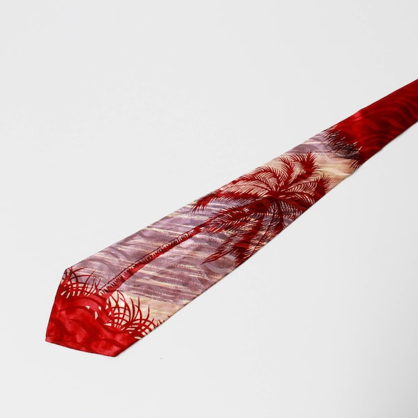 palm tree necktie