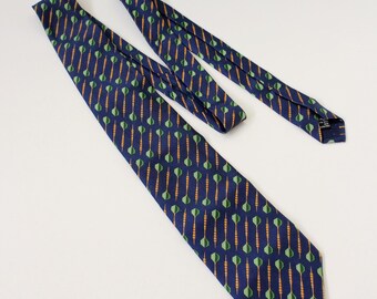 GUCCI ヴィンテージ　ネクタイ　ブルー 80年代ヴィンテージ ブルー グッチ シルク ホースビット ネクタイ