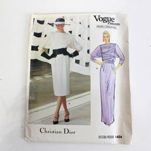 80s Christian Dior Womens Dress Mock Collar & Dickey Vogue