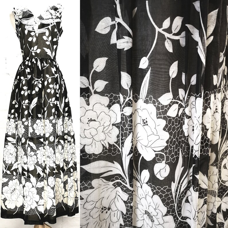 white sheer floral dress