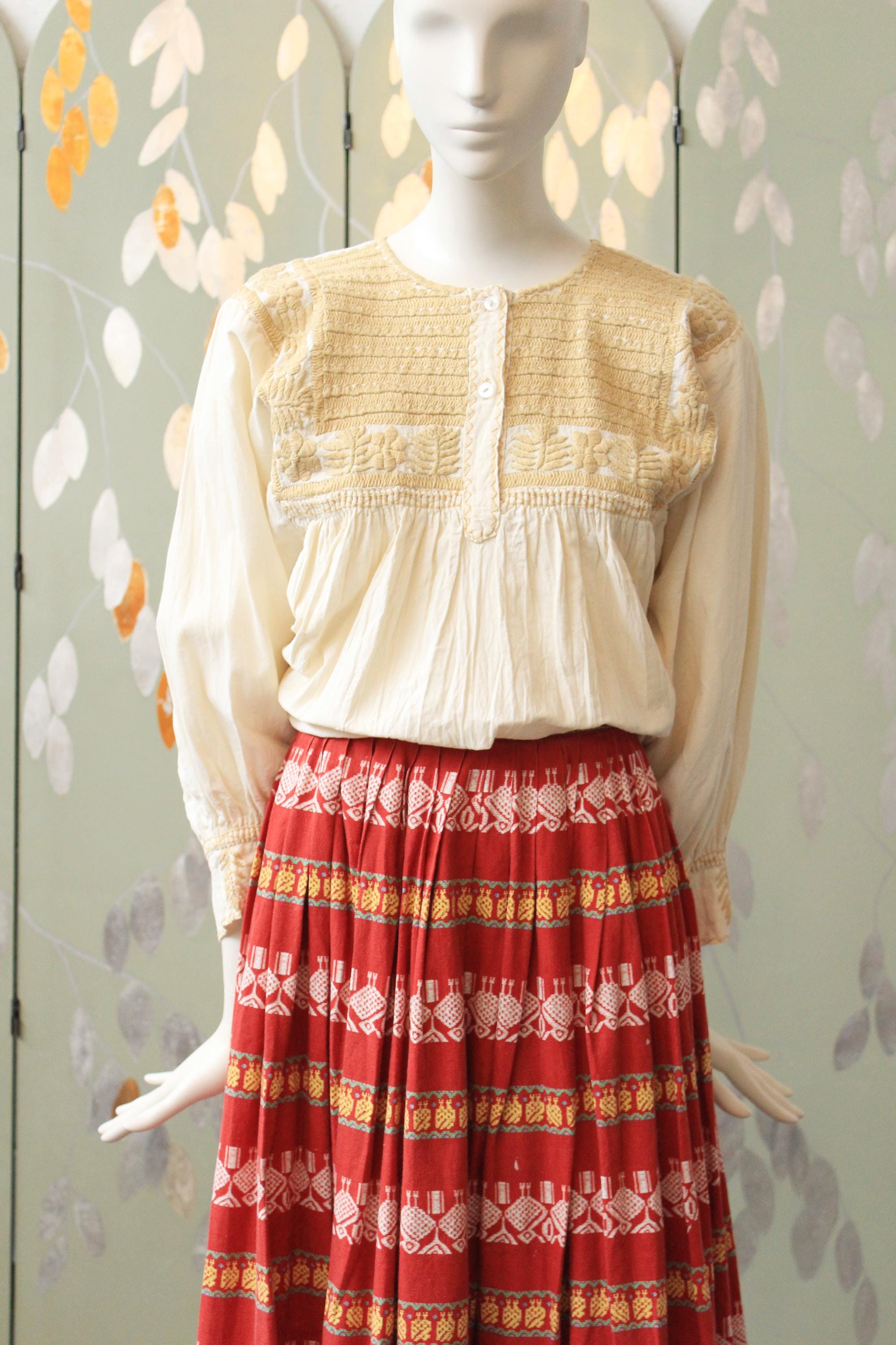 1960s Peasant Blouse - Etsy Canada