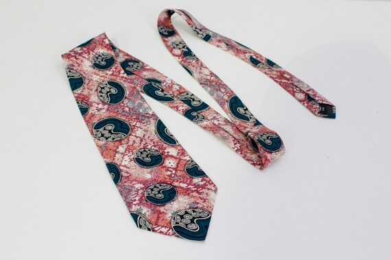 90s Silk Tie, Vintage Men's Necktie, C.E.O Brand … - image 6