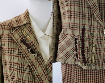 90s Christian Lacroix Suit, Vintage Christian Lacroix Designer 