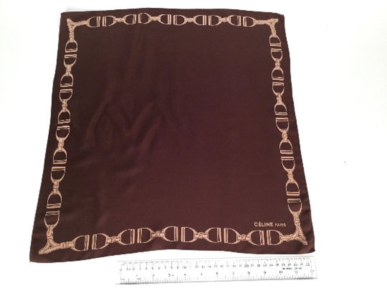 Vintage 90s Mens Pocket Scarf Celine Scarf Vintage Pocket Etsy