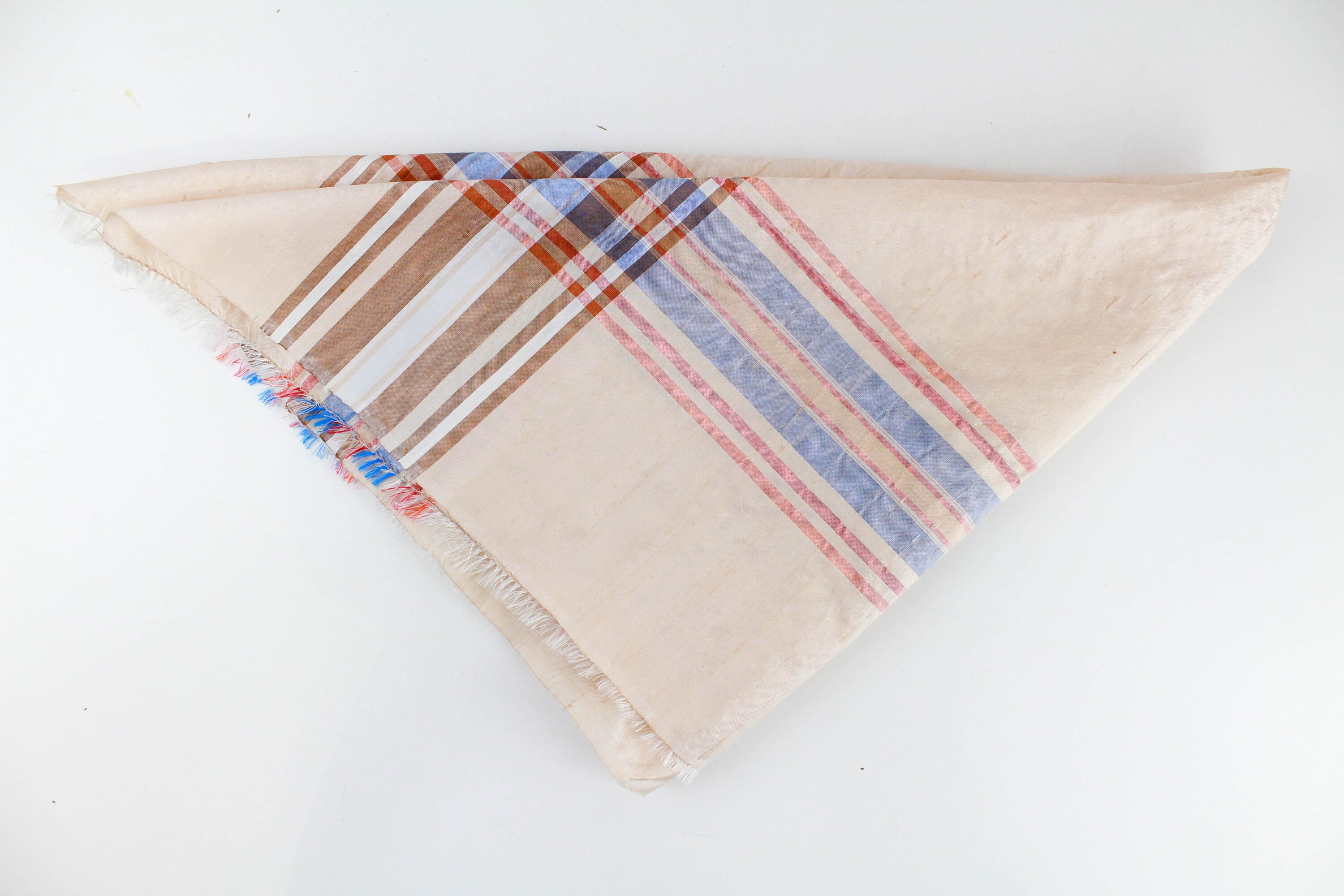 Bufanda De Manta Gris Claro Y Melocotón Claro, Bufanda De Gran Tamaño