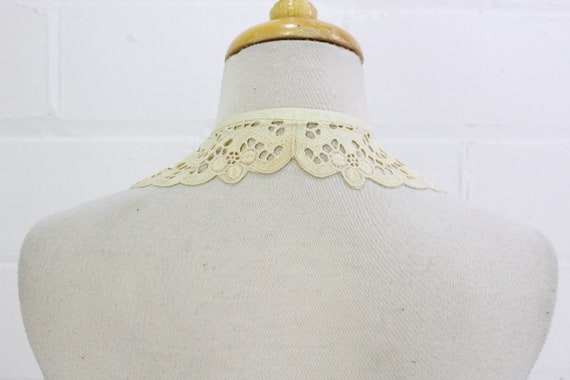 1930s Lace Collar for Blouses, Dress, Detachable … - image 3
