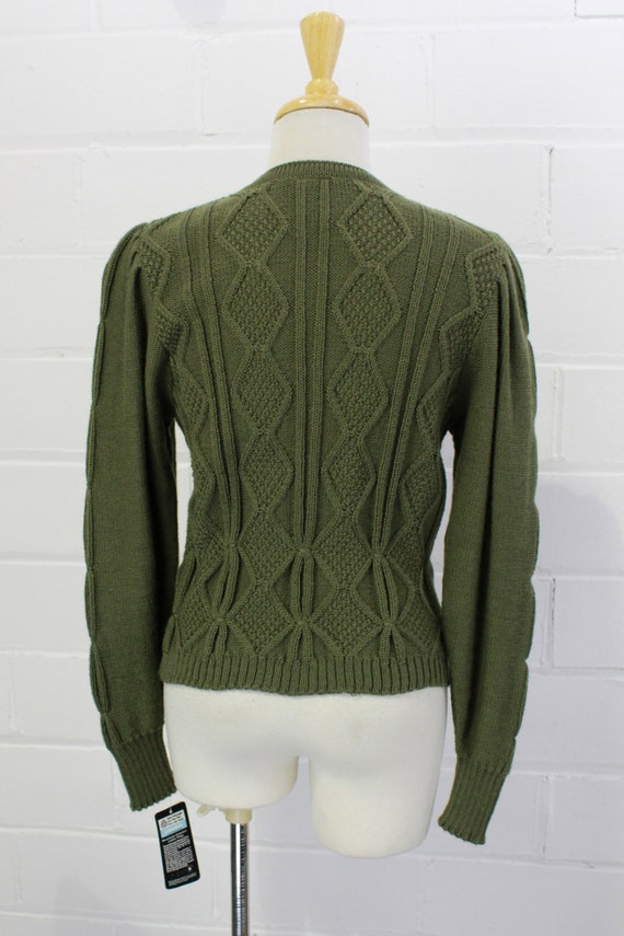 Vintage Tyrolean Cardigan, Austrian Wool Tyrolean… - image 9