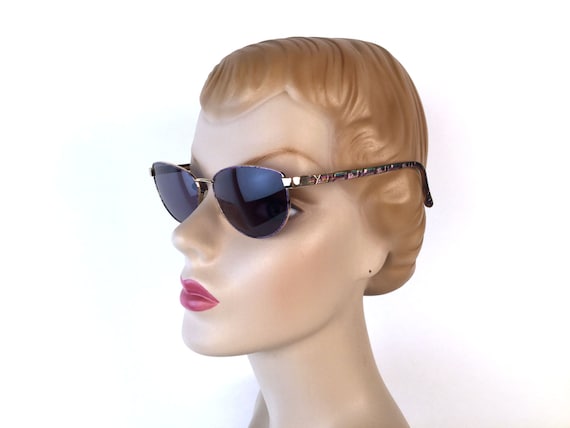 Vintage 1990s Oval YSL Sunglasses, Vintage Yves St Laurent Mother