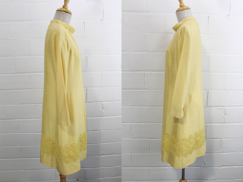 1960s yellow dress and jacket set vintage alfred werber