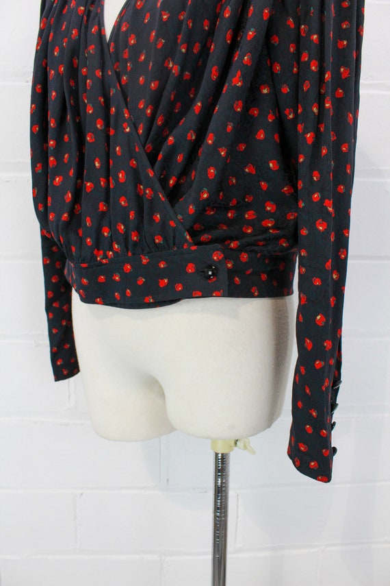 80s Ungaro Blouse, Vintage 1980s Emanuel Ungaro S… - image 3