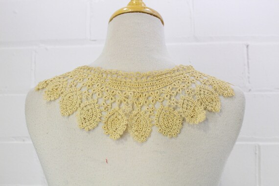 Antique Lace Collar, Detached Collar for Dresses,… - image 3