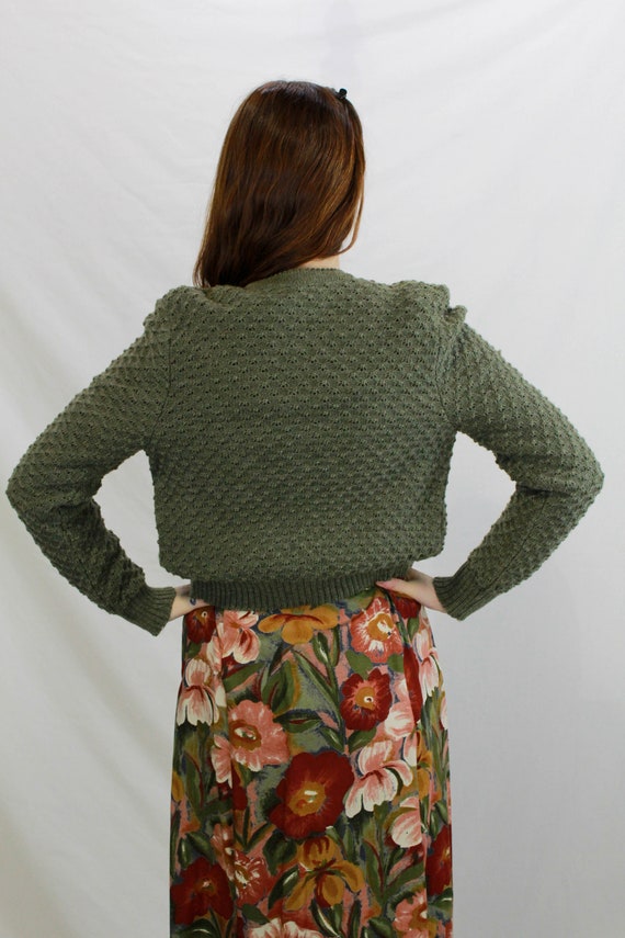 Austrian Wool Cardigan Trachten Sweater, Vintage … - image 7