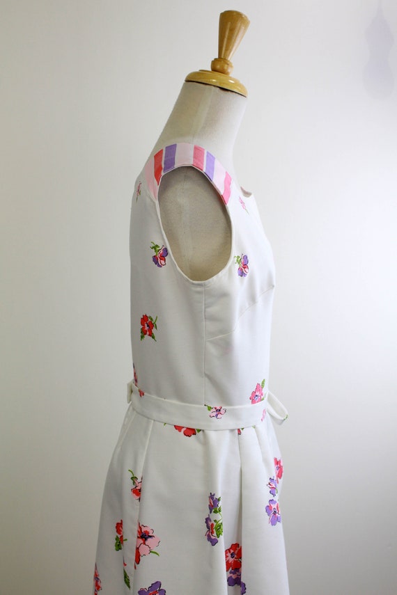 1960s Floral Dress, Small, Vintage 60s Floral Pri… - image 7