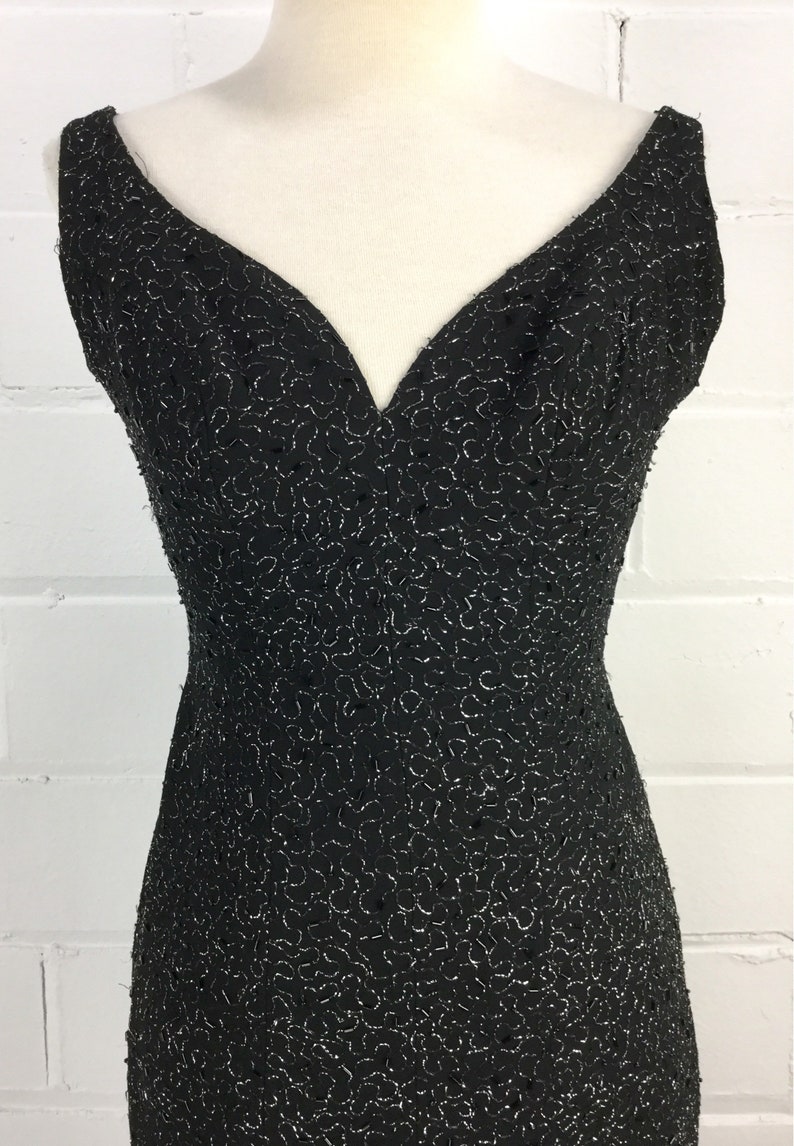 Vintage 50s Black Dress