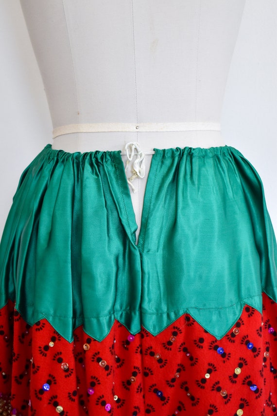 1930s/1940s China Poblana Skirt with Sequins and … - image 5