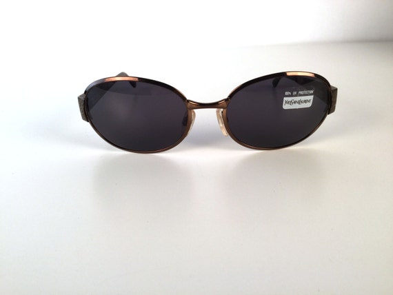 Saint Laurent, Classic 7 sunglasses in brown - Unique Designer Pieces