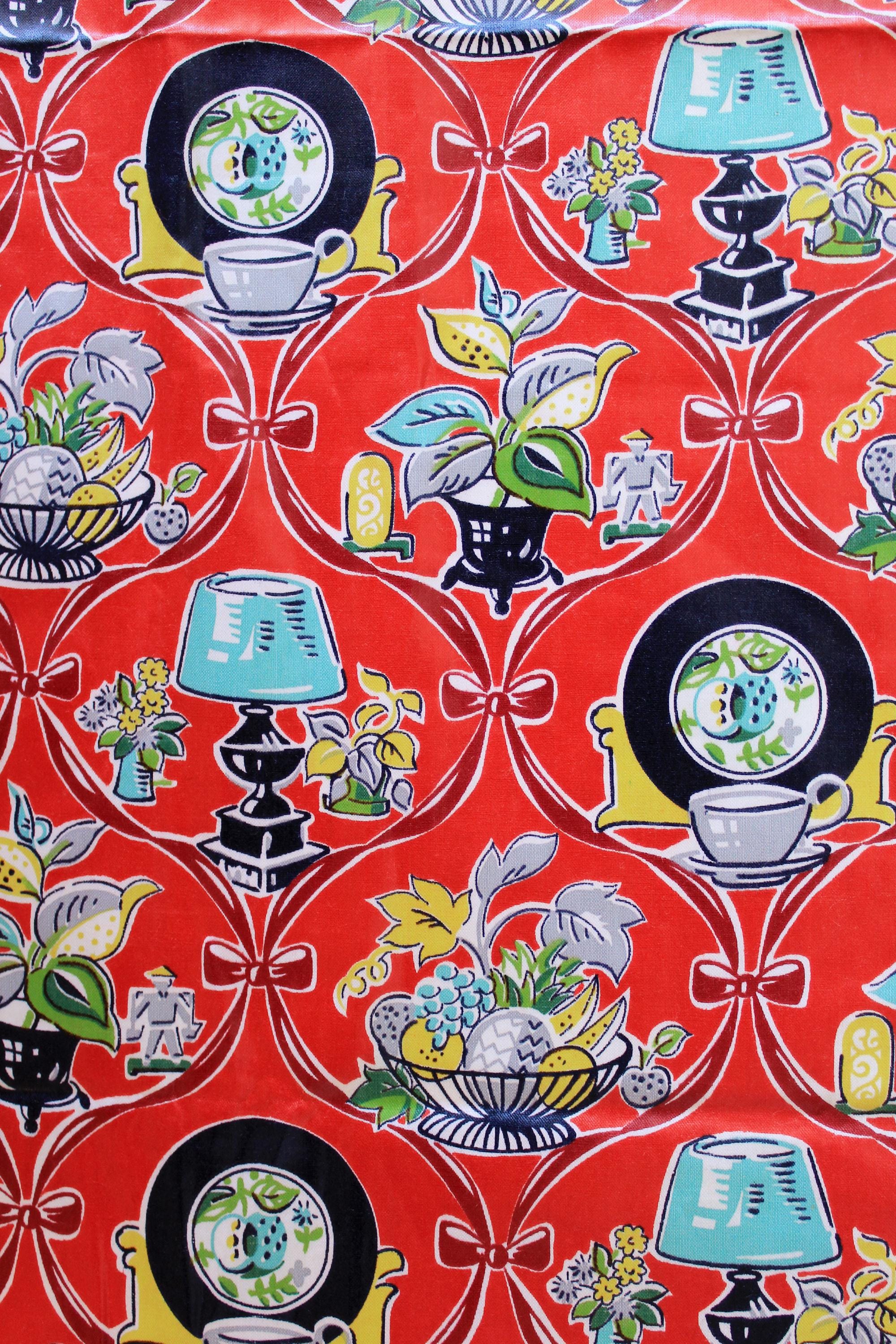60s fabric - Etsy 日本
