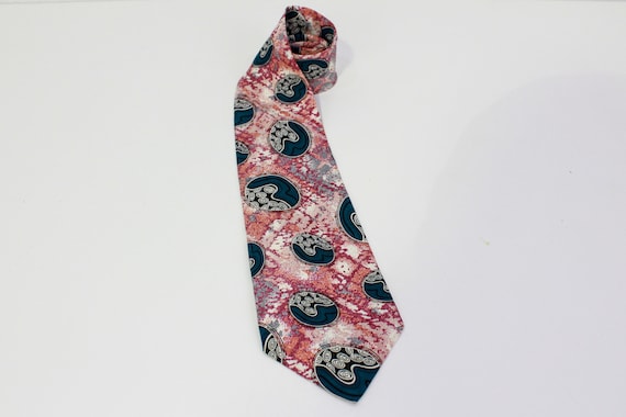 90s Silk Tie, Vintage Men's Necktie, C.E.O Brand … - image 1