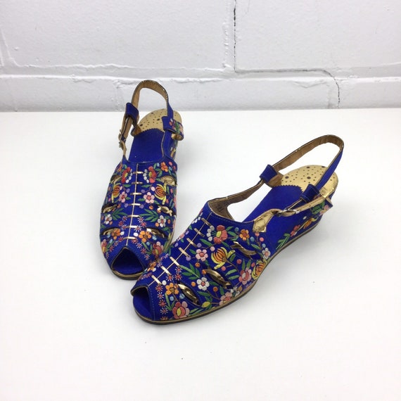 Vintage 1930s/ 1940s Chinoiserie Silk Embroidered