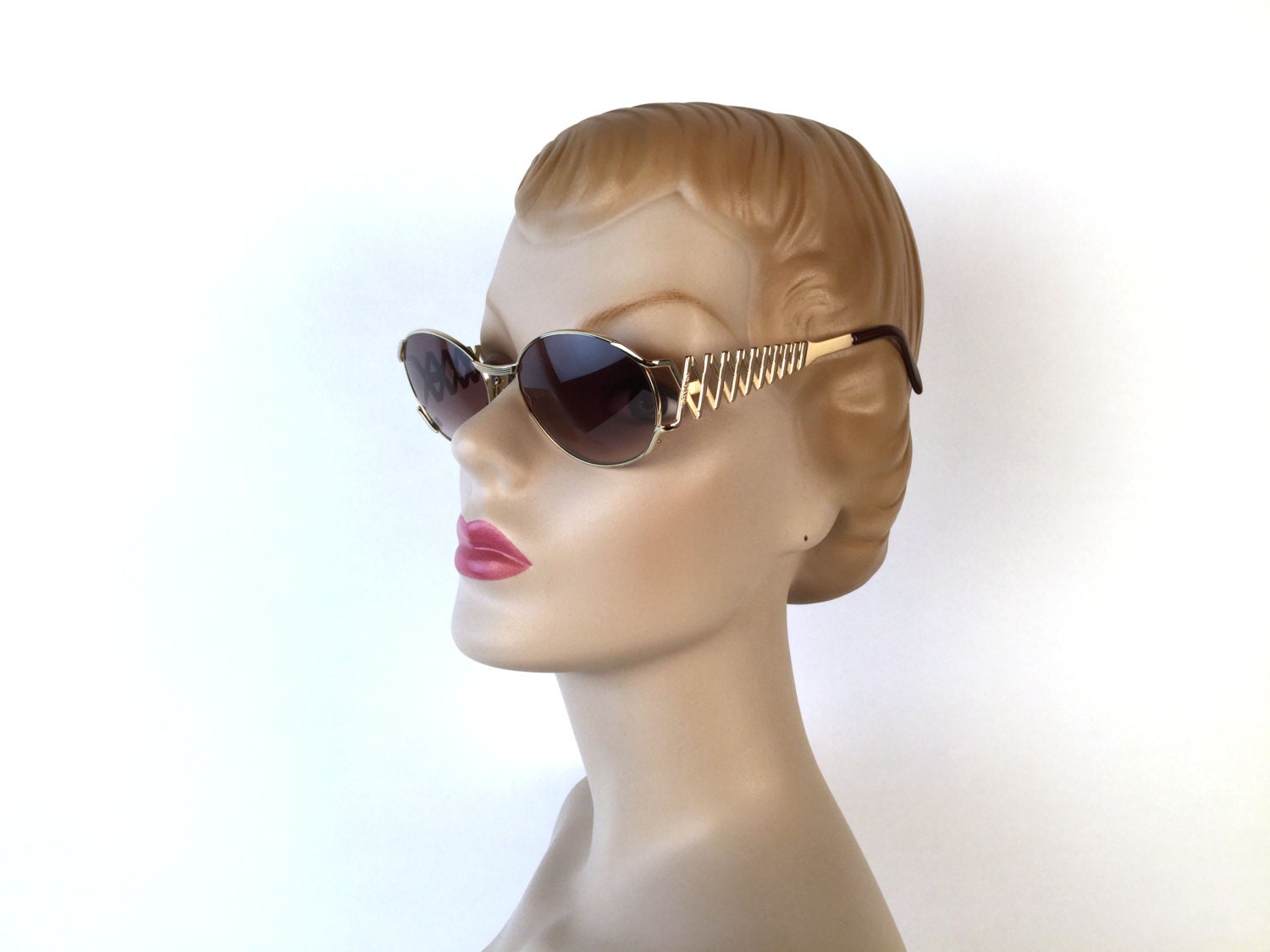 Vintage 1990s Oval YSL Sunglasses, Vintage Yves St Laurent