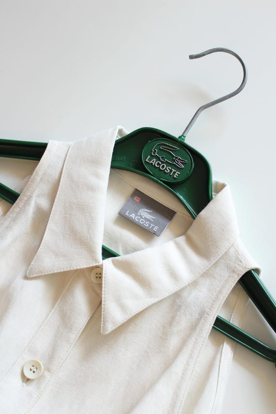 green emerald velvet dress 1970s Lacoste Bright Green Sleeveless Tennis Dress With Flared Gingham  Skirt, Small