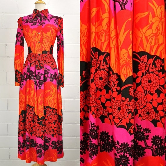 vintage 70s maxi dress