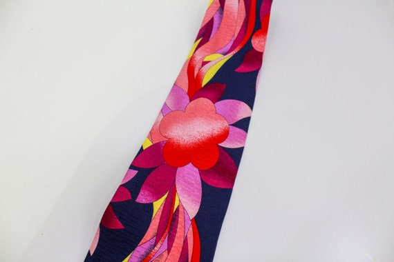 90s Silk Tie, Vintage Italian Silk Necktie, Braem… - image 5
